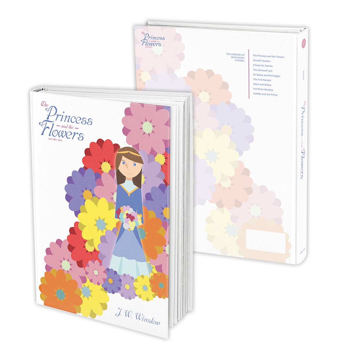 Princess and Flowers Book